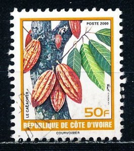 Ivory Coast #1072 Single Used
