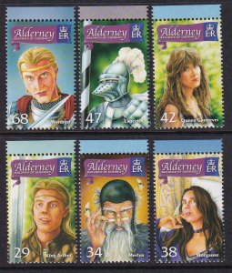 Alderney 263-268 MNH VF