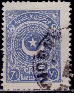 Turkey, 1923-25, Cresent and Star, 7 1/2pi, sc#614, used