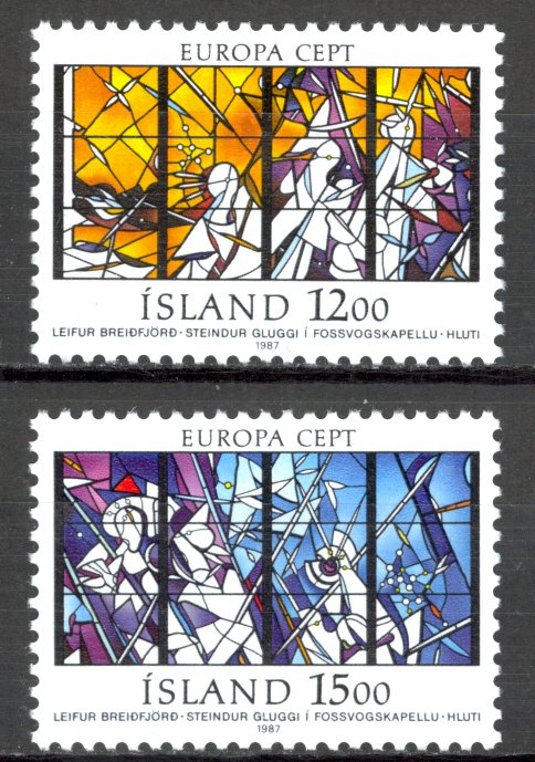 Iceland Sc# 639-640 MNH 1987 Europa