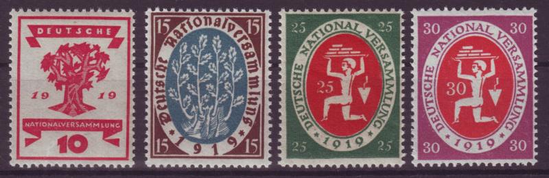 GERMANY Reich 1919 Mi# 107-110 MNH (1000)