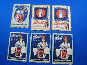 GERMANY 1930s  -  SCOTT # n/a  -  MNH  -  BOTT LABELS