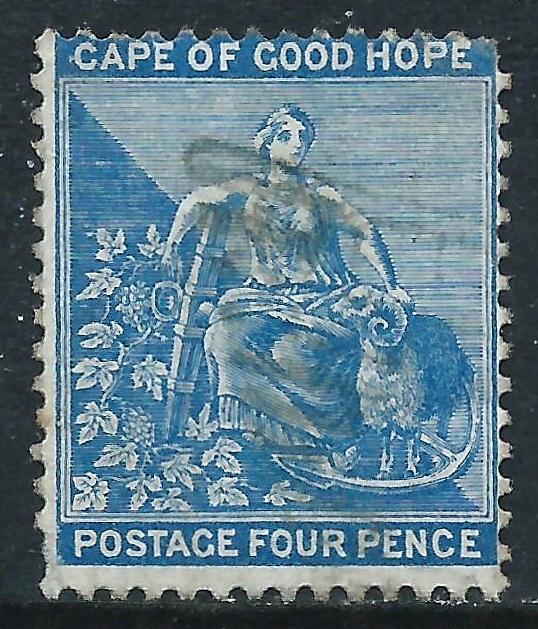 Cape of Good Hope, Sc #27, 4d Used