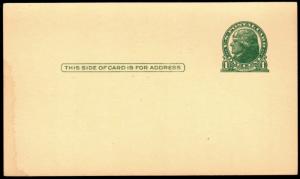 #UX27 Jefferson Postal Card - Mint