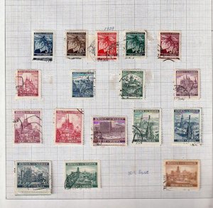 Bohemia Moravia 1939/44 M&U Collection on Pages (Apx 130 Items) (BR1539