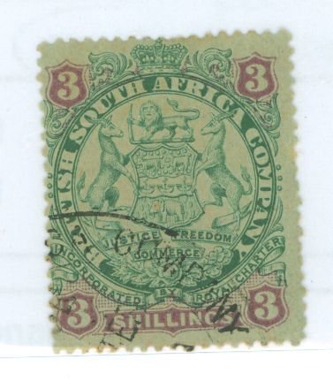 Rhodesia (1890-1923) #36 Used Single