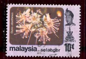 Malaysia, Selangor: 1979: Sc. # 138; O/Used Single Stamp