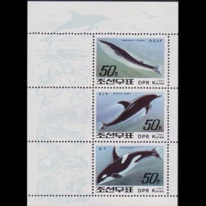 NORTH KOREA 1992 - Scott# 3152a S/S Marine Life NH