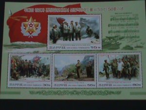 ​KOREA-2010-SC#4935-50TH ANNIV:-SONGUN REVOLUTIONARY LEADERSHIP MNH-S/S VF