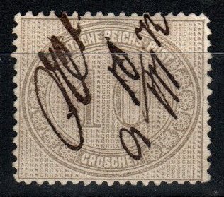 Germany #12 F-VF Used Pen Cancel  CV $165.00 (X8848)