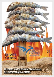 2020 Spain Espeto - Gastronomy - Euromed  (Scott 4456) MNH