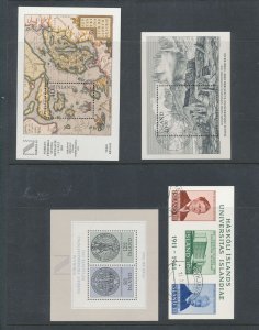 Iceland 1967/84 + Officials M&U on 19 Pages (90+Items) BL1387