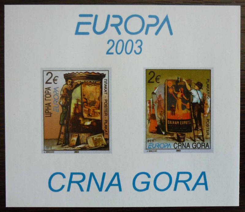 MONTENEGRO - BLOCK 2003 - MNH - PRIVATE ISSUE! crna gora yugoslavia J4