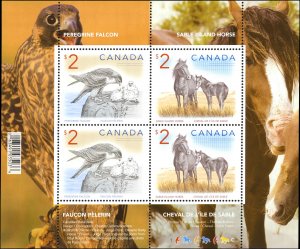 Canada Scott #1692b VF 2005 Souvenir Sheet - Canadian Wildlife - P.O. Fresh!