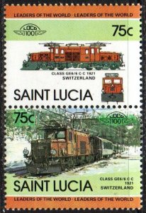 St. Lucia Sc #677 MNH pair