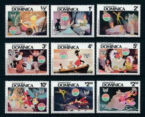 Dominica 1980 Sc# 679-87 Disney Christmas PETER PAN Set (9) MNH
