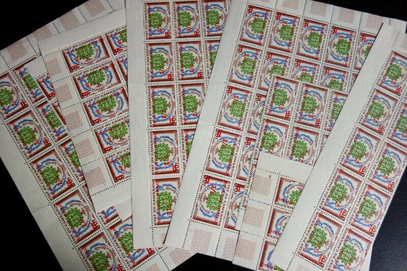 Cameroun # 351 NH Stamp Hoard of 125 Copies Large Multiples Scott Value $625.00