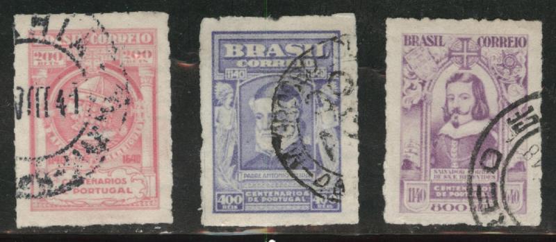 Brazil Scott 504A-506 Used 1940 short set