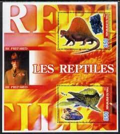 MALI - 2005 - Prehistoric Reptiles - Perf 2v Sheet - MNH - Private Issue