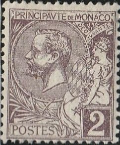 Monaco, #12  Mint Hinged, From 1891-1921