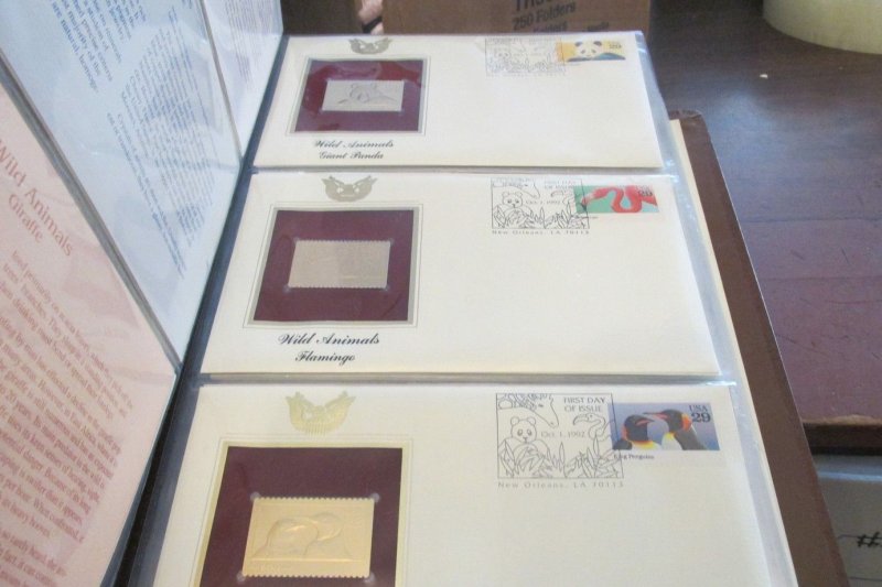 Lot of 190 Gold foil covers in 4 special volumes
