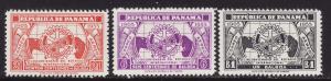 Panama #C150-52 F-VF Mint LH * Rotary, map