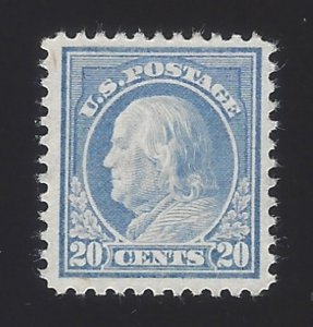 US #515 1917-19 Light Ultramarine Unwmk Perf 11 Mint OG LH VF Scv $42.50