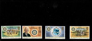 BVI 1980 - Object of Rotary - Set of 4 Stamps - Scott #381-4 - MNH