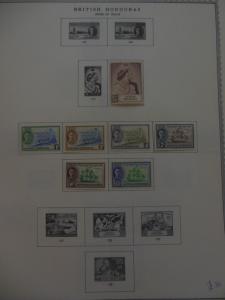 BRITISH HONDURAS : Beautiful Very Fine Mint collection on album pgs SG Cat £1275