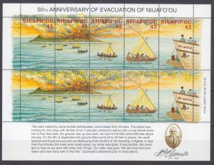 1996 Niuafo'ou 308-317KL 50 years of evacuation from Niuafo'ou 17,00 €