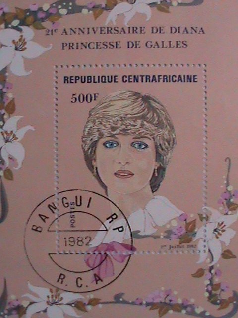 1982 REPUBLIC OF CENTRAL AFRICA 21ST ANNIVERSARY OF LADY DIANA