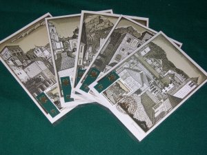 Greece Mount Athos 2008 Holy Monasteries I Maximum Card Set XF.