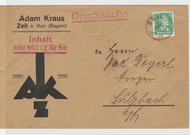 German Postal History Stamps Cover Ref: R4727