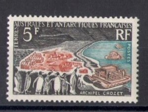 1963 TAAF - FRENCH ANTARCTIC - Crozet Archipelago - 5 Multicolored Franks, Yvert