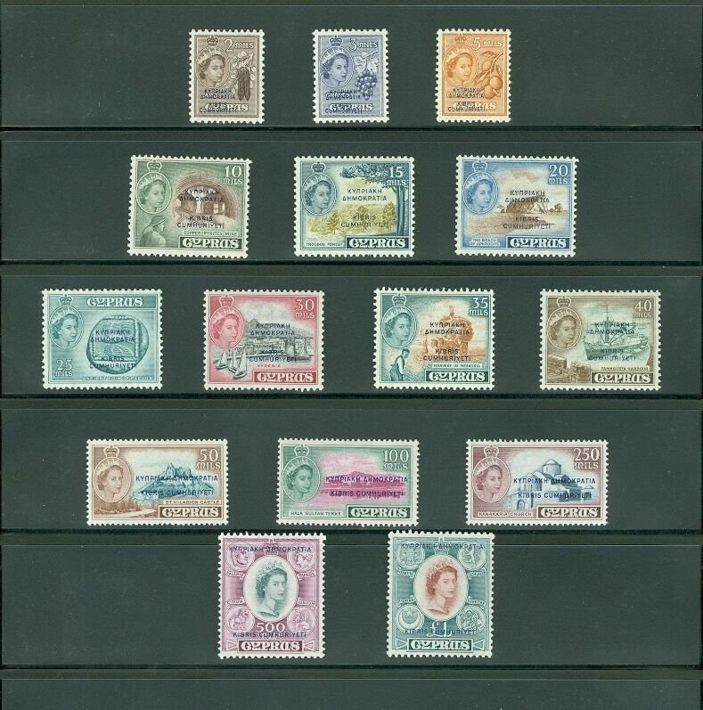 CYPRUS : Beautiful collection all MOG & VF. Some NH included. SG Cat £1,103.00.