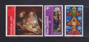 New Zealand 481-483 Complete Set Mint Never Hinged, Christmas (A)