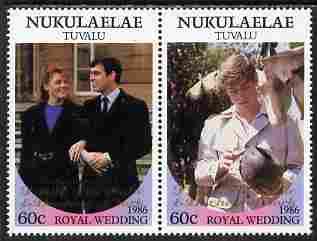 Tuvalu - Nukulaelae 1986 Royal Wedding (Andrew & Ferg...