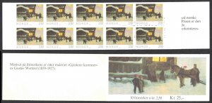 Norway Sc# 832a MNH Complete Booklet 1983 2.50k Christmas