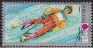 Poland 1871 Olympic Luge, Sapporo '72 40Gr 1972