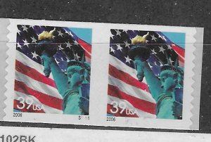 US #3982 39c  coil pair  (MNH) CV $2.50