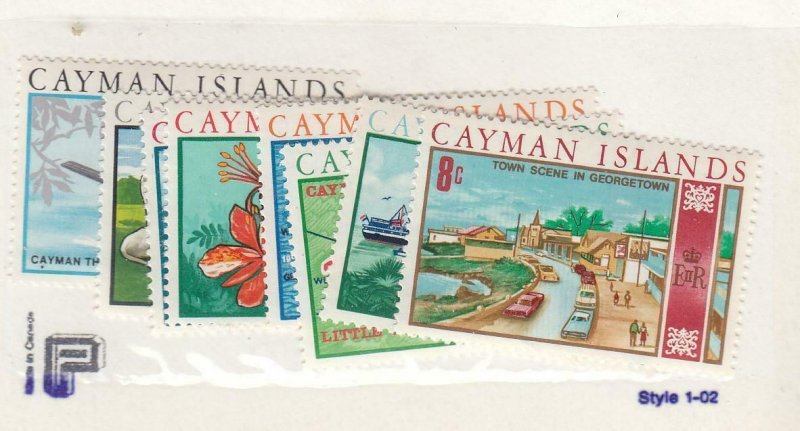 CAYMAN ISLANDS (MK6650,A) # 262-276 VF-MNH VARc 1970 TYPE OF 1969 CENTS/$ CV $12