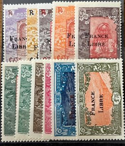 Somali Coast 1943 SC 183-193 MNH Set