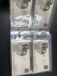 US FDC 1935-1943 Stamp Sc#772-914 First Day Cover In Album , Lot Of 120 Covers