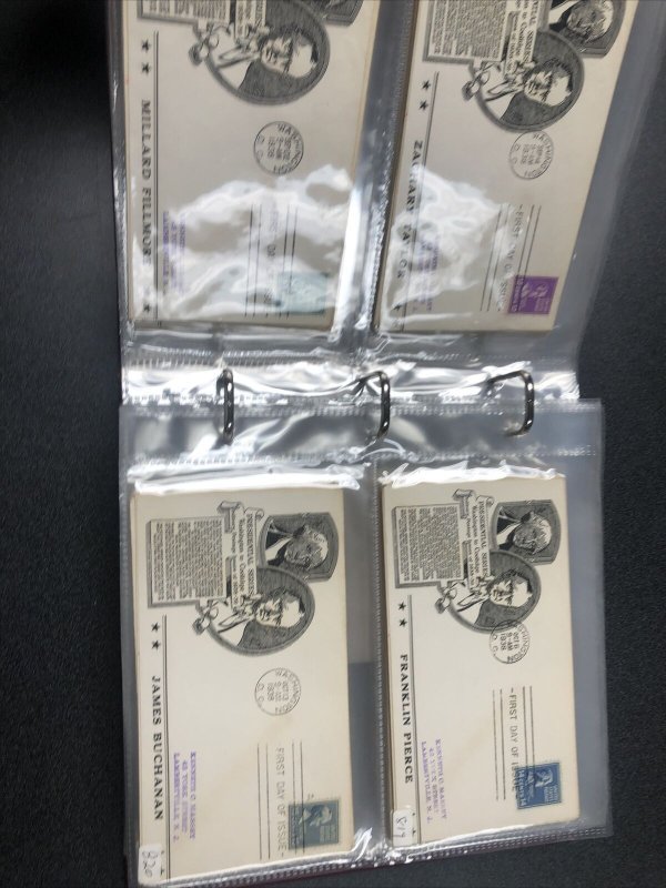 US FDC 1935-1943 Stamp Sc#772-914 First Day Cover In Album , Lot Of 120 Covers