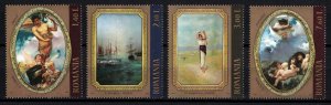 ROMANIA 2011 - Great romanian paintings / complete set MNH