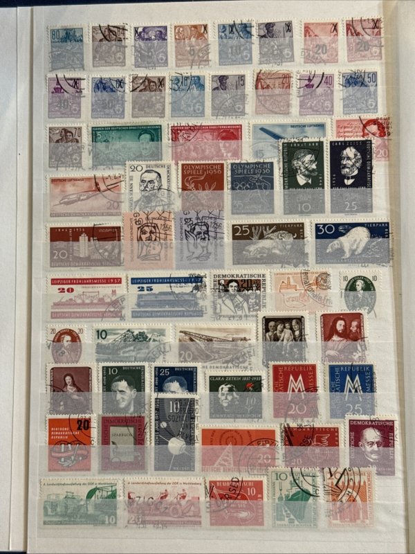 307 German Democratic Republic DDR, GDR Used Stamps SCV $95+