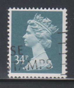 Great Britain,  34p Machin,   (SC# MH151) Used