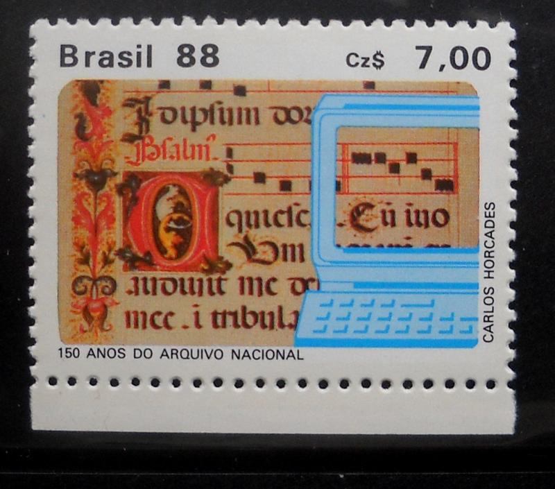cp Brazil Scott # 2125 MNH, Illuminated Gregorian Canticle