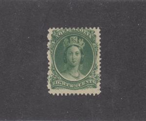 NOVA SCOTIA REF# KM3 # 11 VF-MH 81/2cts  QUEEN VICTORIA GRN CAT VALUE $20