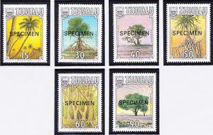 Tuvalu 1990 Tropical Trees Specimens MNH